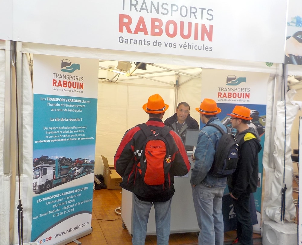 Stand Recrutement Transports Rabouin 24h Le Mans