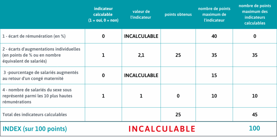 Index égalité homme femme -2025